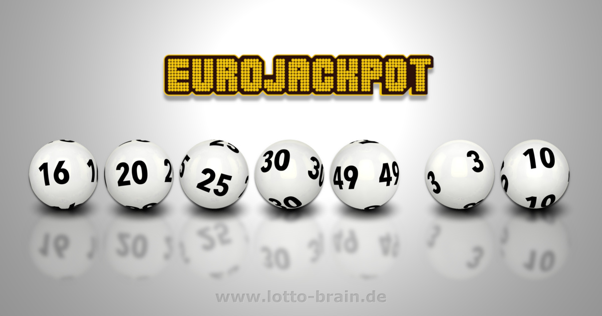 Die EuroJackpot-Zahlen - Ziehung vom 15.03.2024 | Lotto-Brain.de