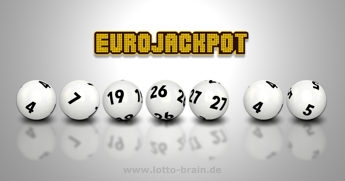 Die EuroJackpot-Zahlen - Ziehung vom 19.11.2024 | Lotto-Brain.de
