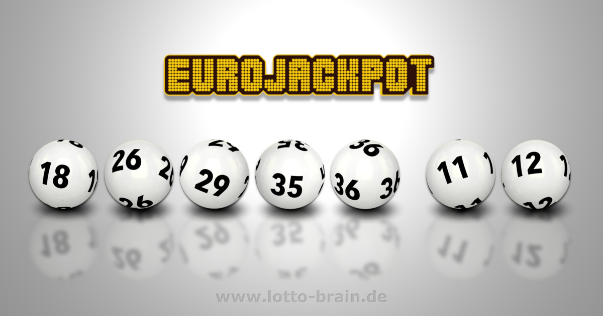 Die EuroJackpot-Zahlen - Ziehung vom 21.02.2025 | Lotto-Brain.de