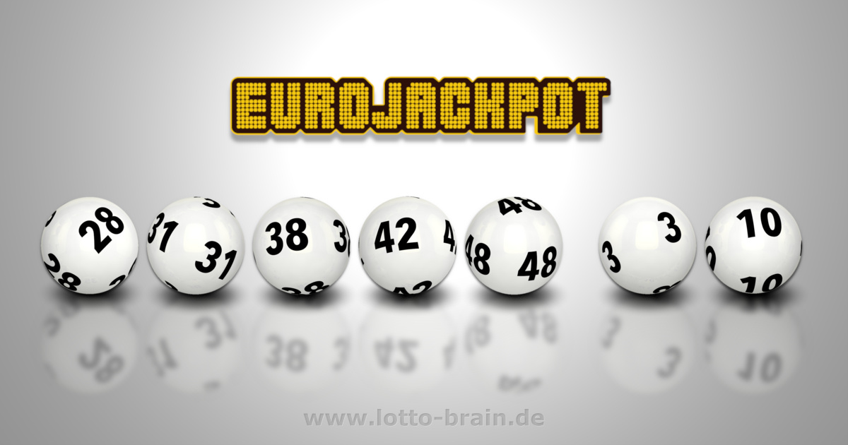 Die EuroJackpot-Zahlen - Ziehung vom 25.02.2025 | Lotto-Brain.de